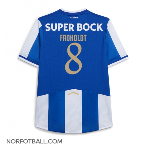 Billige Fotballdrakt Porto Victor Froholdt #8 Replika Hjemmedrakt 2025-26 Kortermet Billige Fotballdrakt Porto Victor Froholdt #8 Replika Hjemmedrakt 2025-26 Kortermet